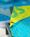 Bathymetric Turquoise - Beach Towel For Sale Online - Stylish Towels | Toddy