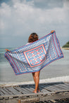 Thundu Kunaa Sapphire - Beach Towel For Sale Online - Stylish Towels | Toddy