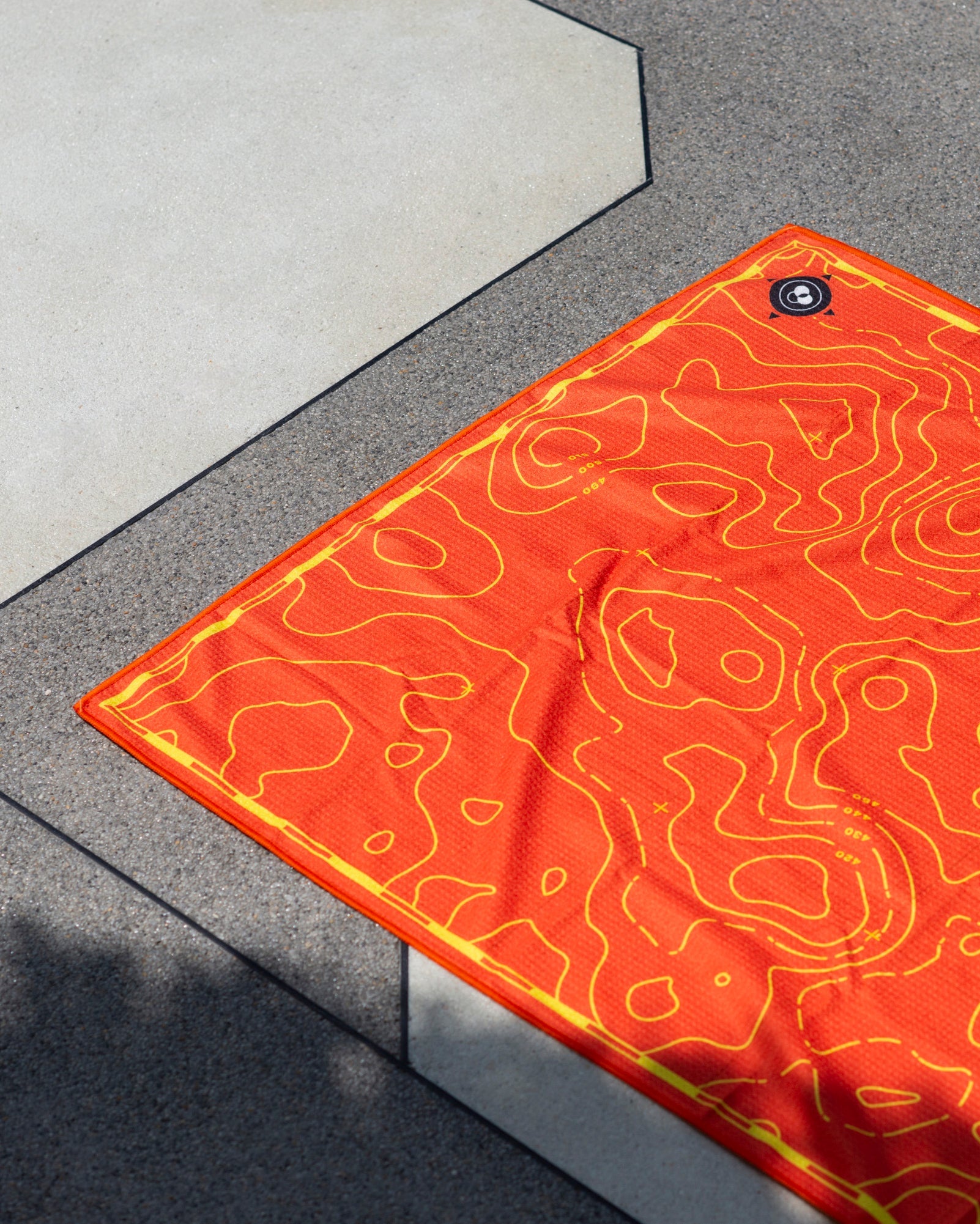 Bathymetric Scarlet - Beach Towel For Sale Online - Stylish Towels | Toddy