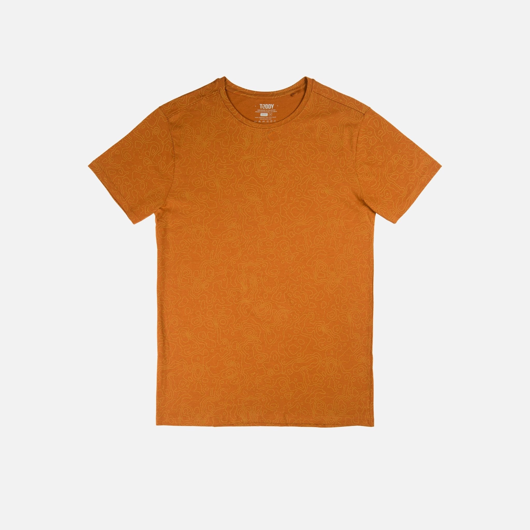 T-Shirts - Bathymetric - Sudan Brown - Guys | Toddy
