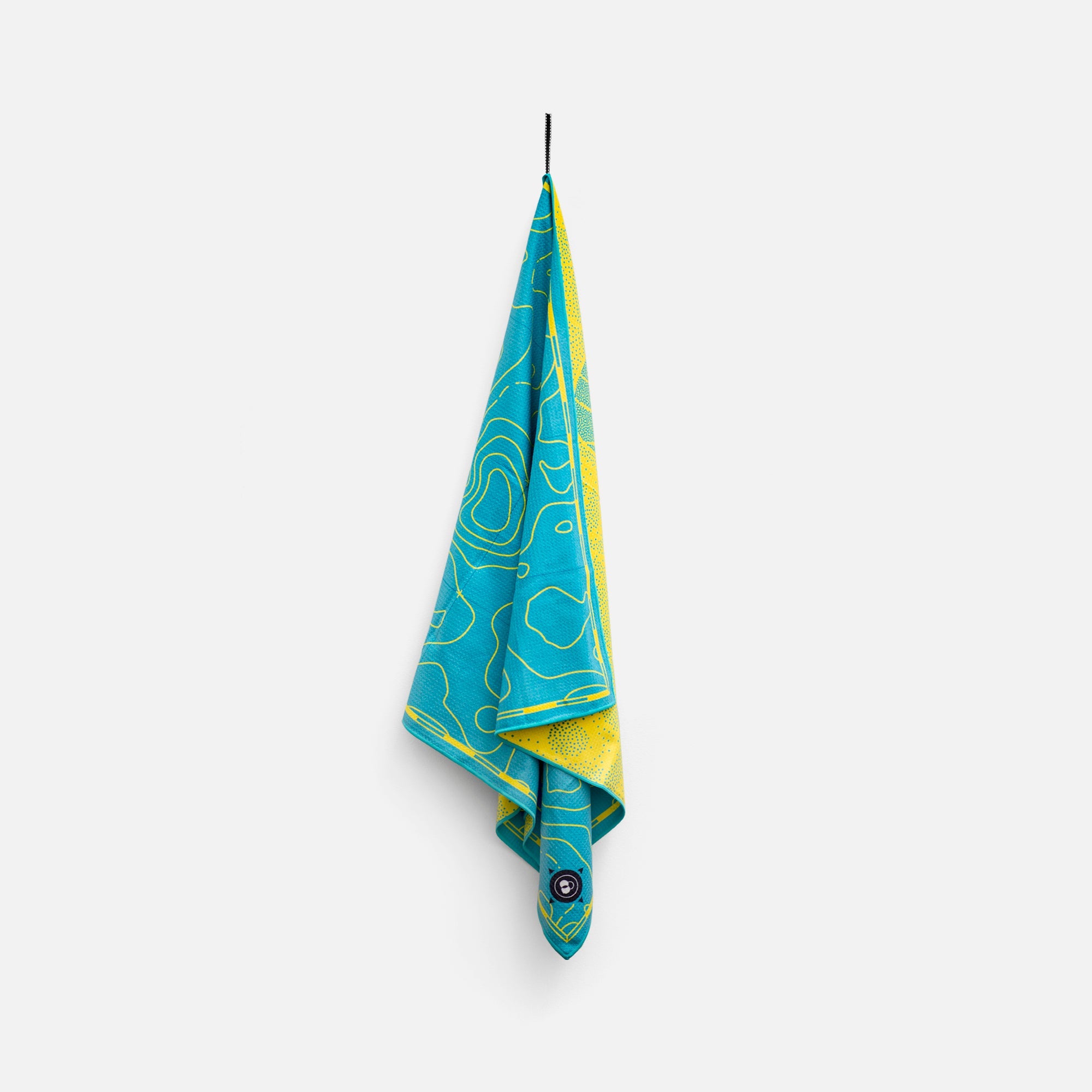 Bathymetric Turquoise - Beach Towel For Sale Online - Stylish Towels | Toddy