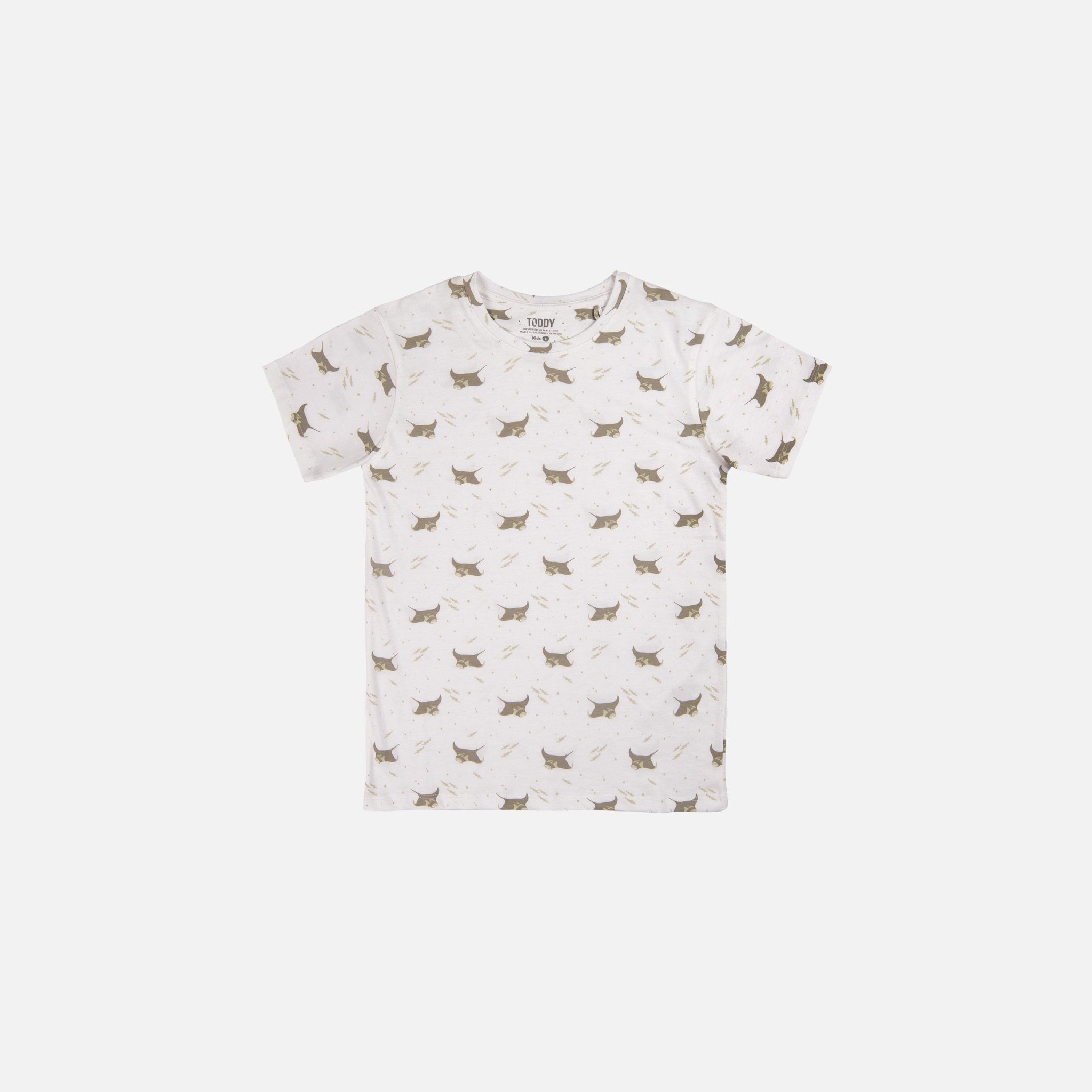 T-Shirts - Hanifaru Rays - Polar White - Kids | Toddy