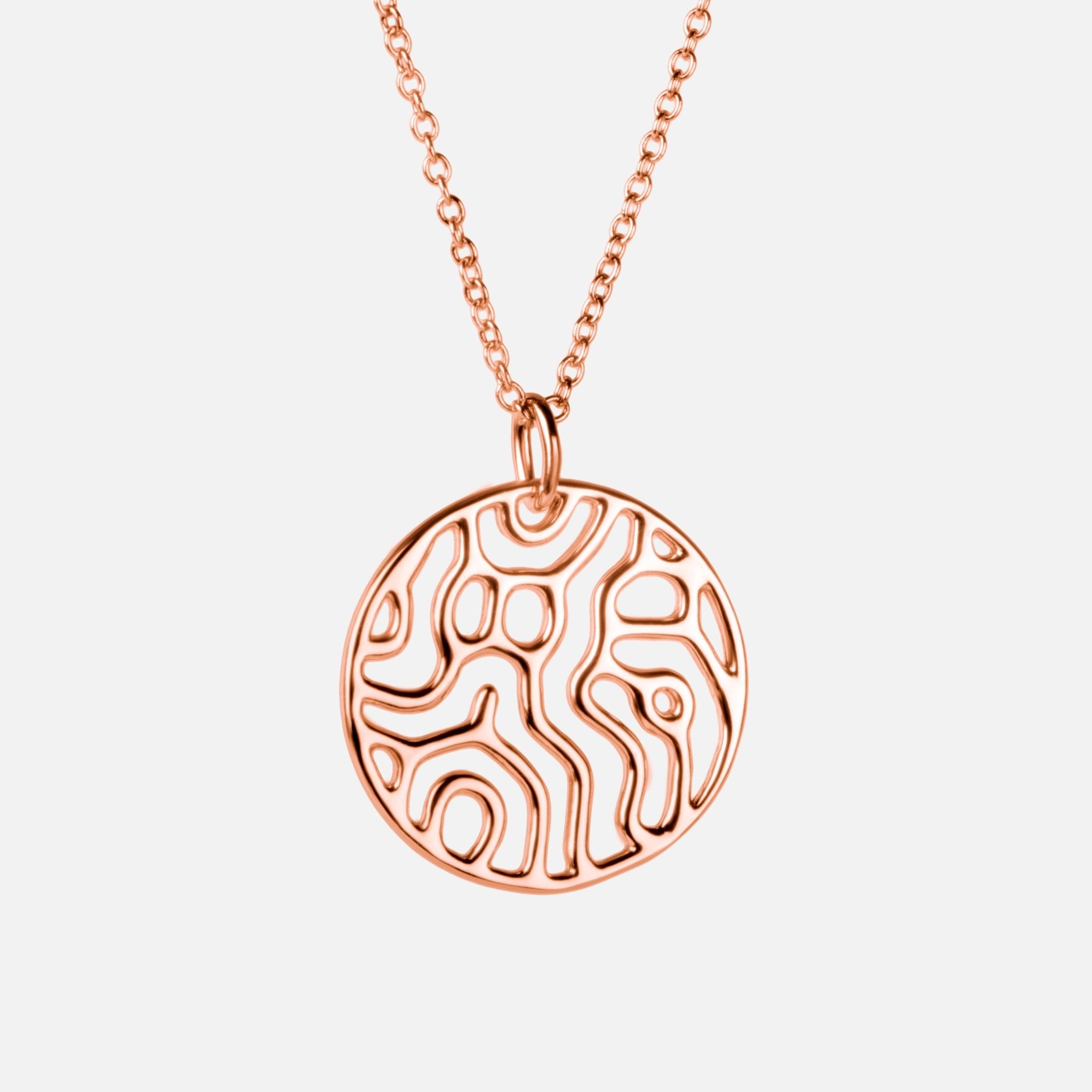 Hiri Sterling Silver Necklace - Rose Gold Jewelry For Sale | Toddy