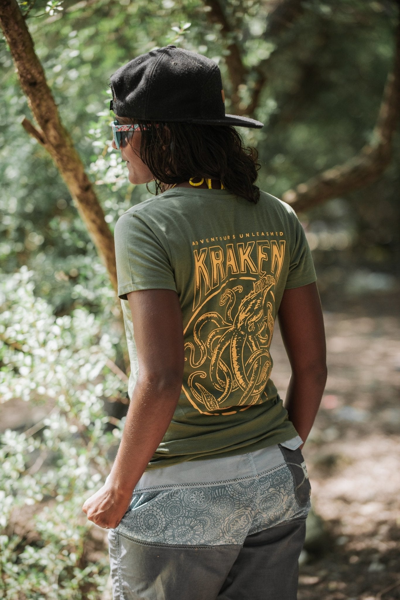 T-Shirts - Kraken - Moss Green - Girls | Toddy