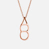 Toddy Sterling Silver Necklace - Rose Gold Jewelry For Sale | Toddy