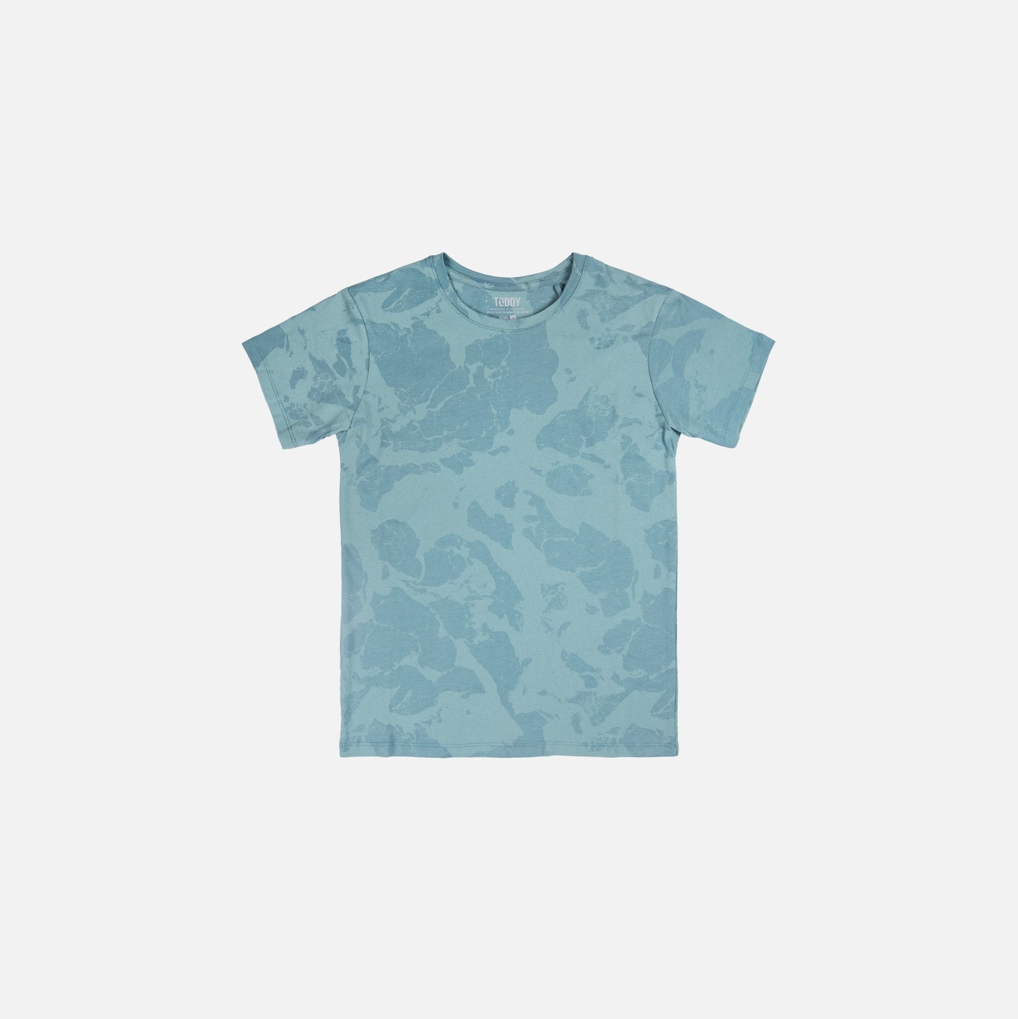 T-Shirts - Whitewash - Dirty Turquoise - Kids | Toddy